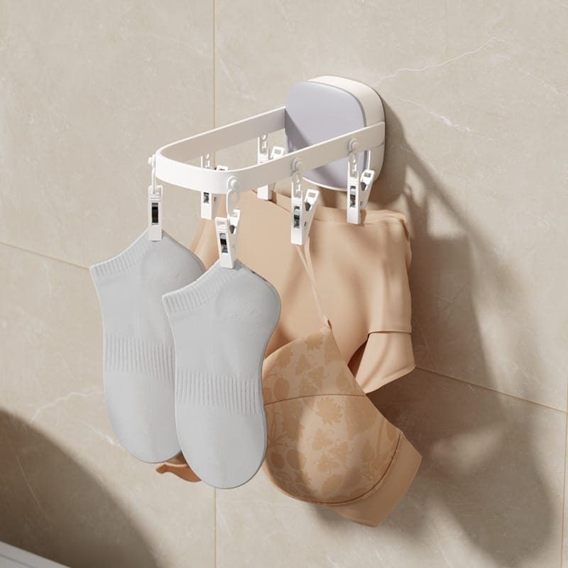 Folding Punch-free Clothes Hanger