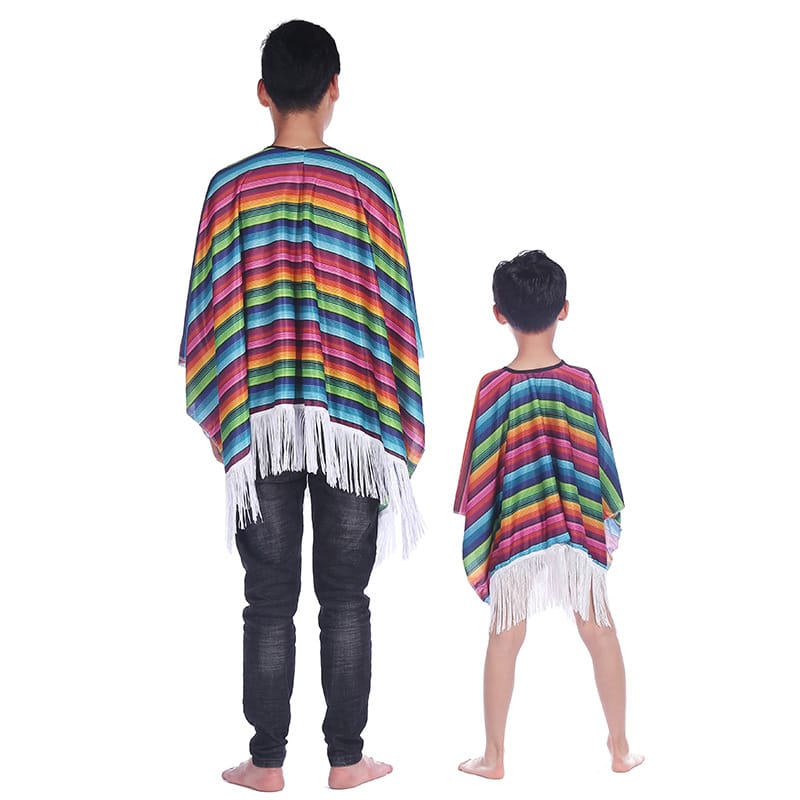 Mexican Cloak Adult & Children?€?s Shawl