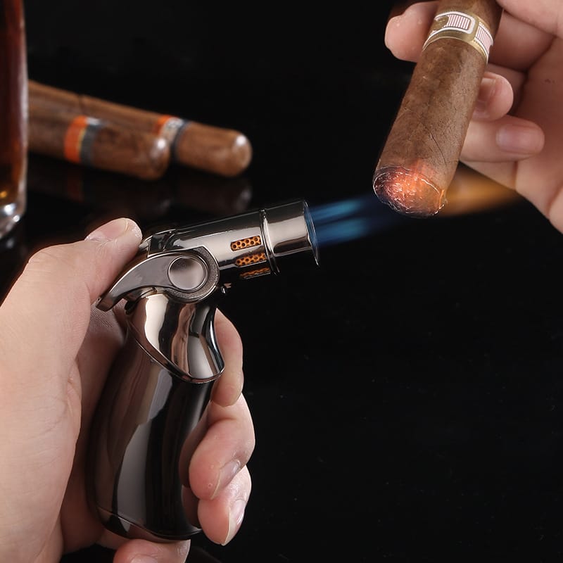 Windproof Inflatable Metal Lighter, Creative and Stylish