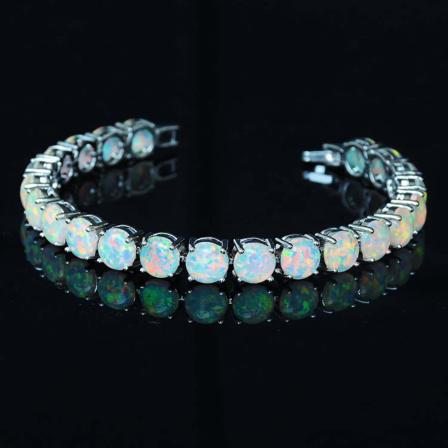 Geometric Opal Bracelet