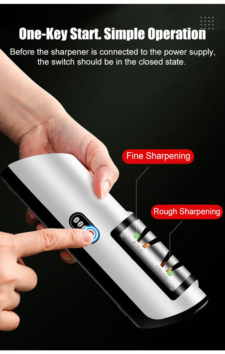 USB Rechargeable Electric Knife Sharpener