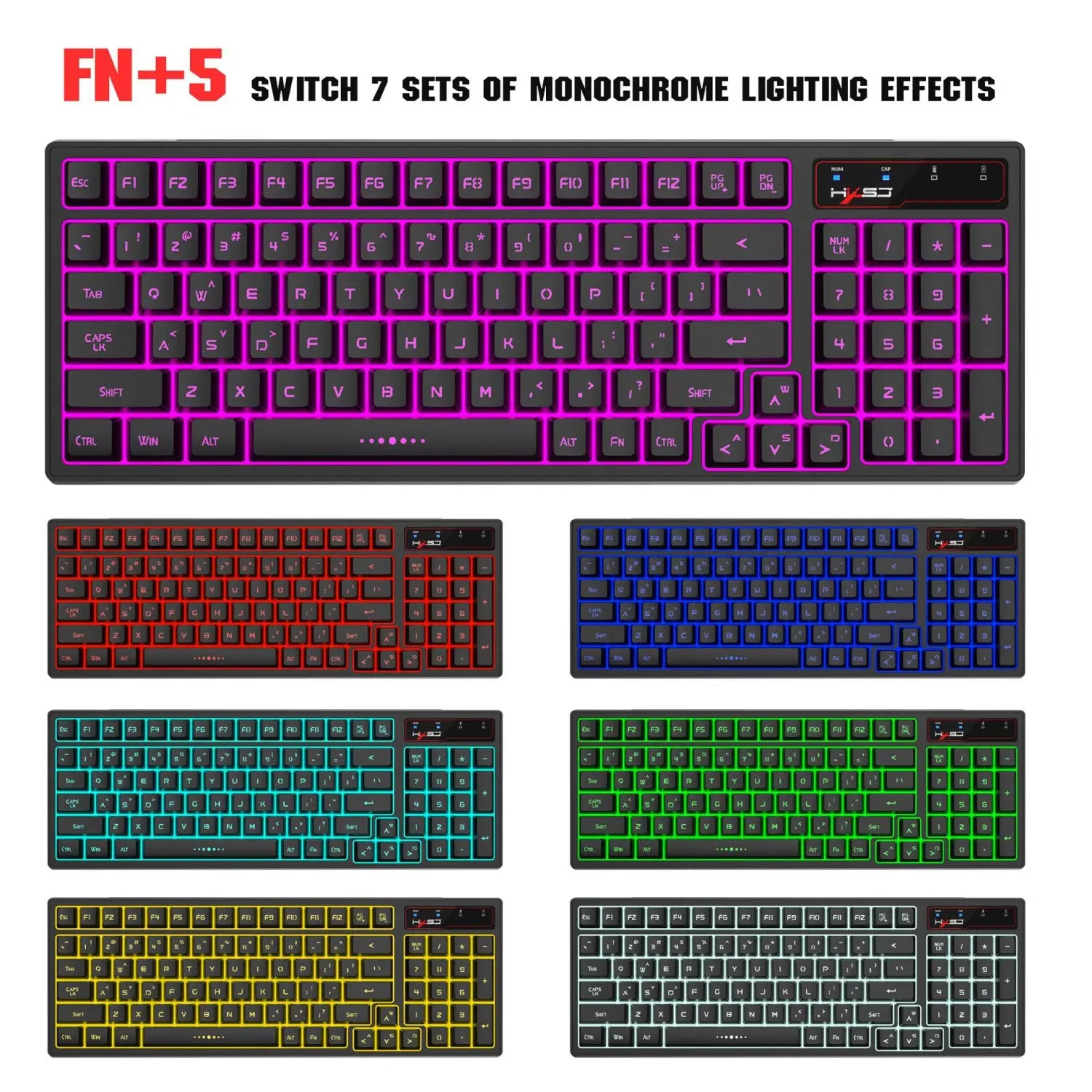 Wireless Keyboard and Mouse Set