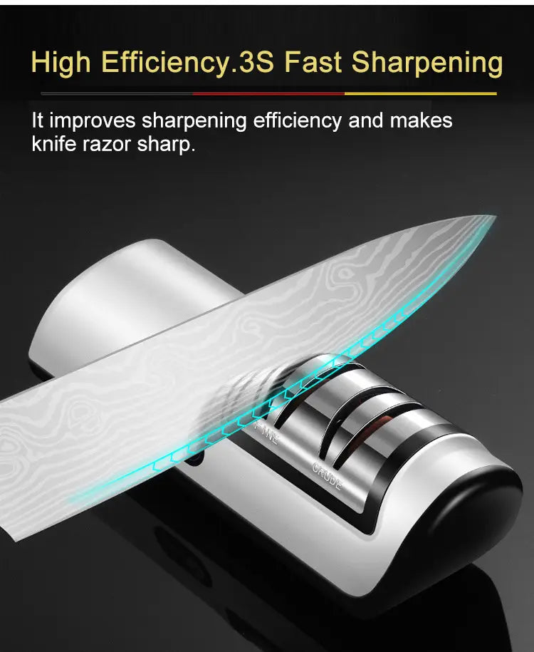 USB Rechargeable Electric Knife Sharpener