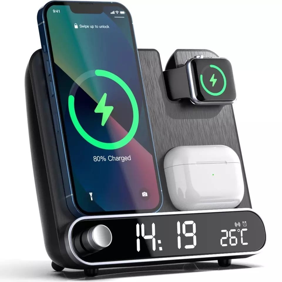 Alarm Clock Wireless Three In One Charging