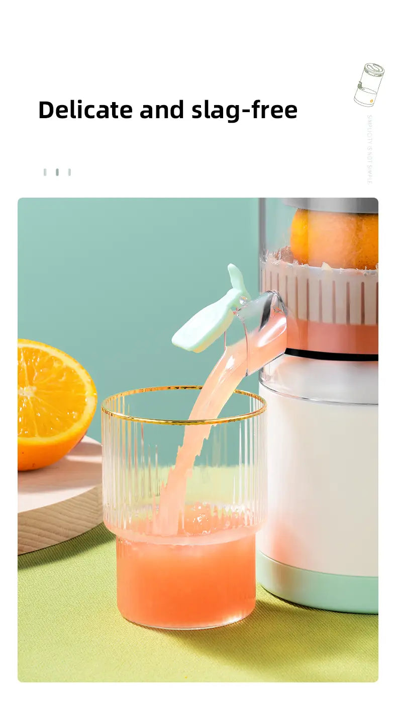 Portable Wireless Slow Juicer with USB Charging