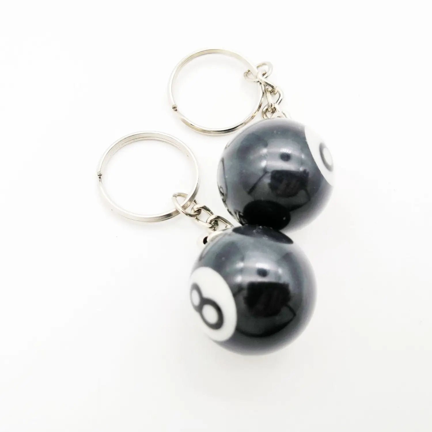 Fashion Alloy Billiard Keychain