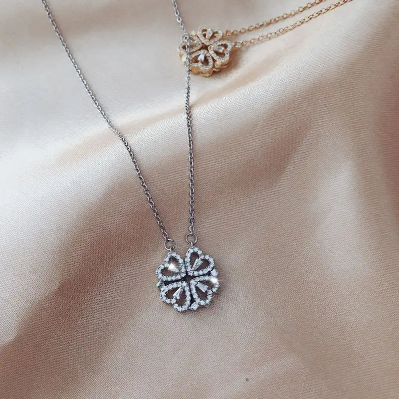 Detachable Four-leaf Clover Necklace
