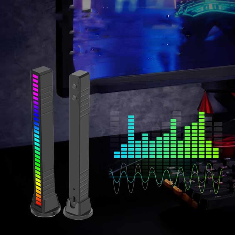 Sound Activated LED Strip Light with Colorful RGB Tube