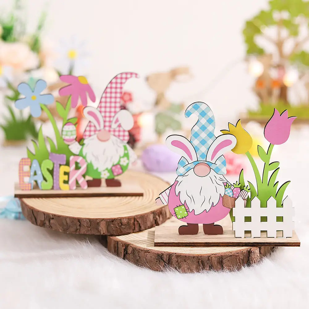 Easter Wooden Scene Decoration