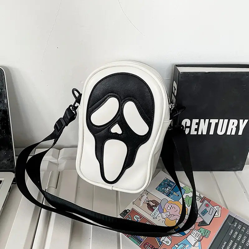 Funny Ghost Skull Crossbody Shoulder Bag