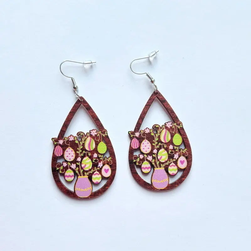 Easter Revival Egg Earrings