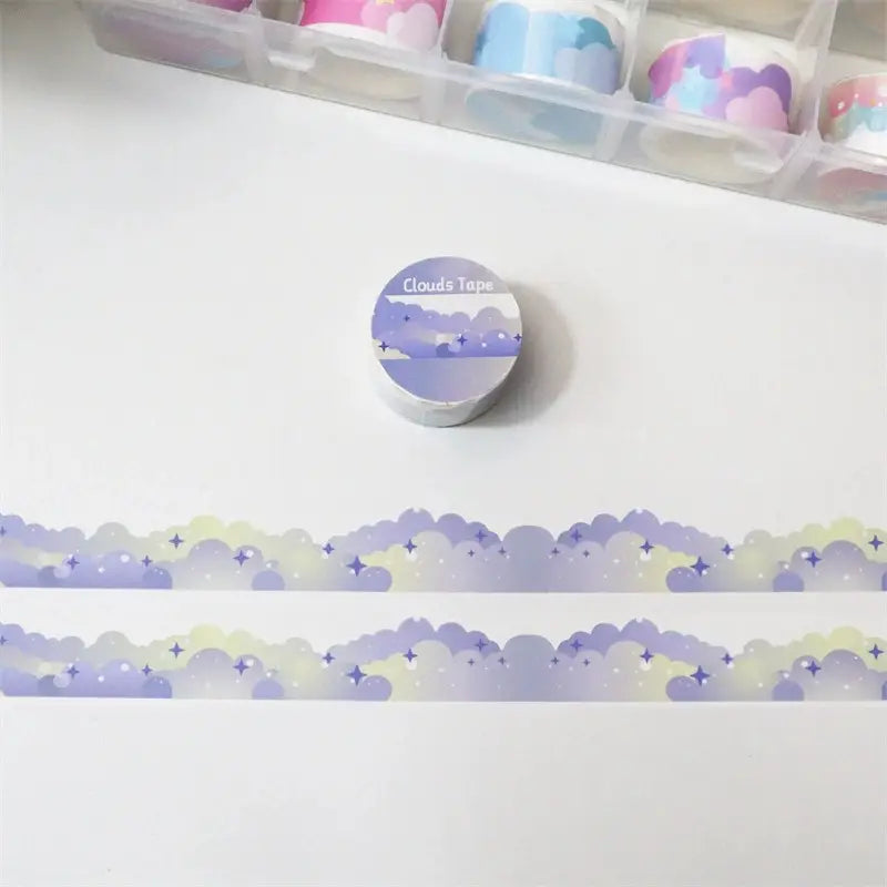 Cute Stars and Clouds Paper Tape