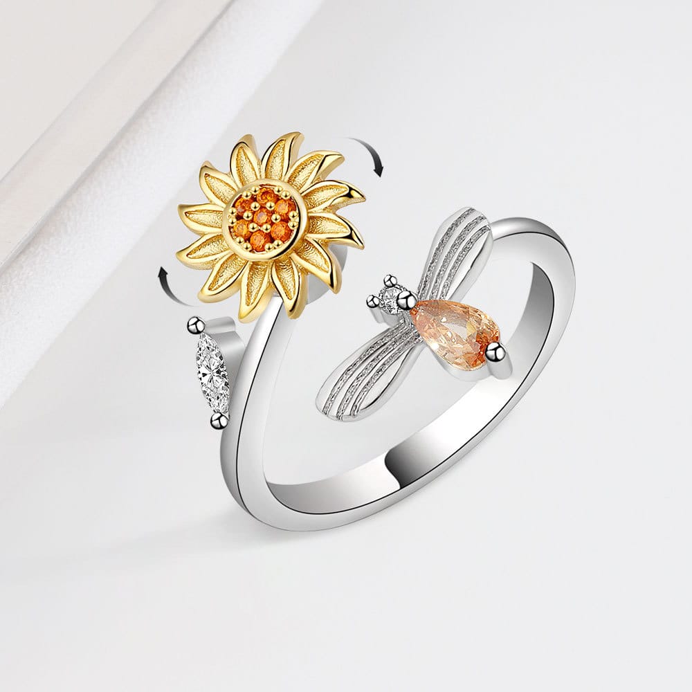 Sunflower Rotating Ring