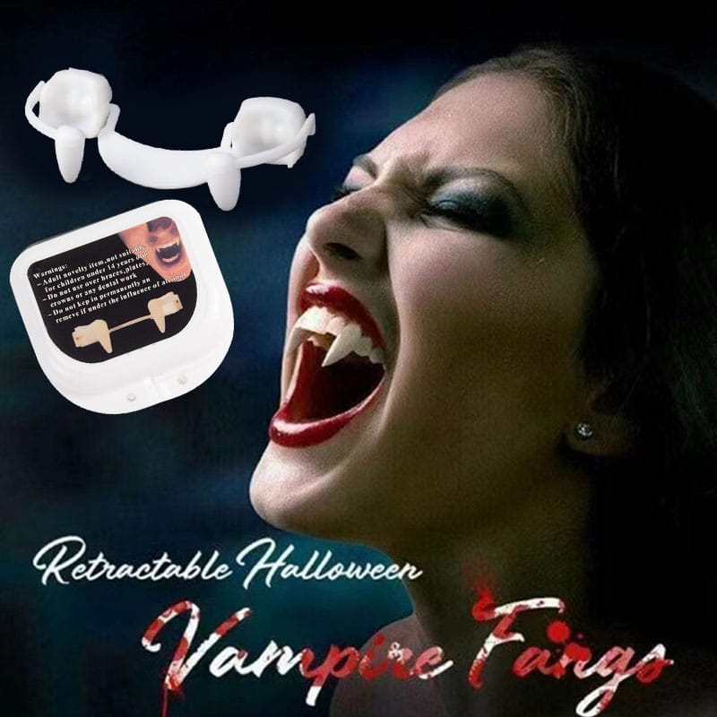 Retractable Fangs Vampire Teeth for Halloween