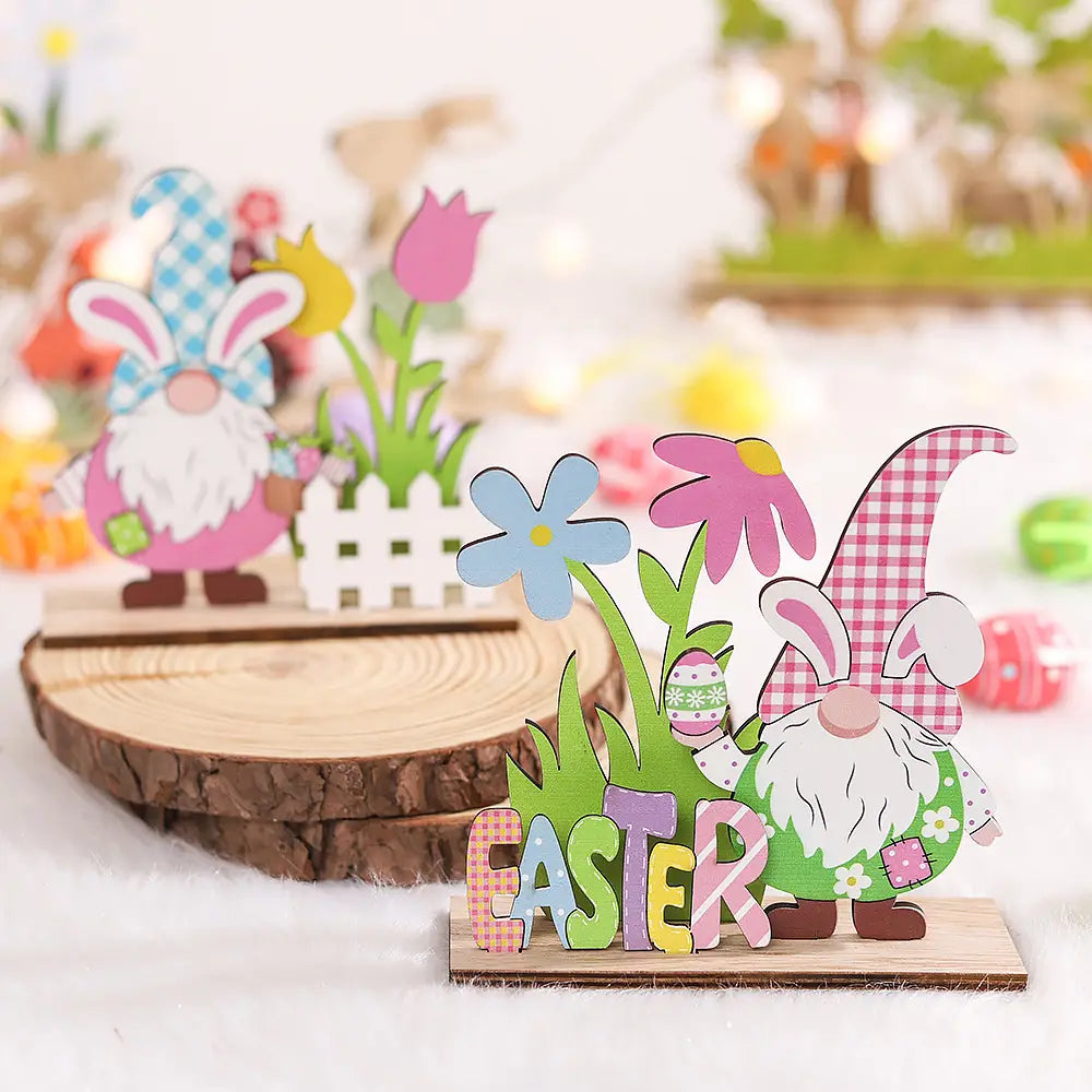 Easter Wooden Scene Decoration