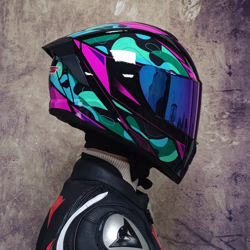 Women?€?s Full Face Motorcycle Racing Helmet