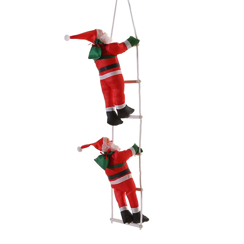 Santa Claus Ladder Christmas Ornaments