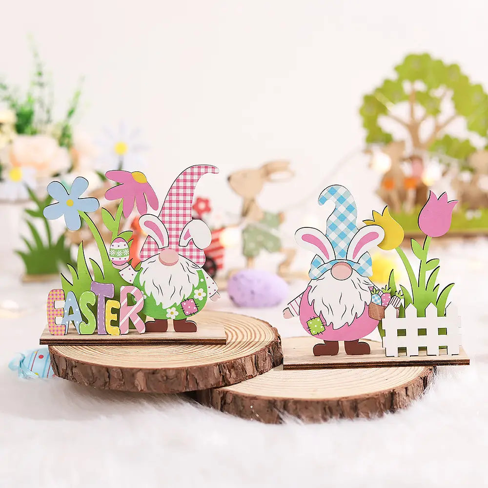 Easter Wooden Scene Decoration