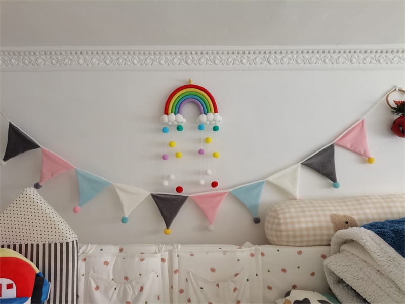 Triangular Wall Decor for Kids