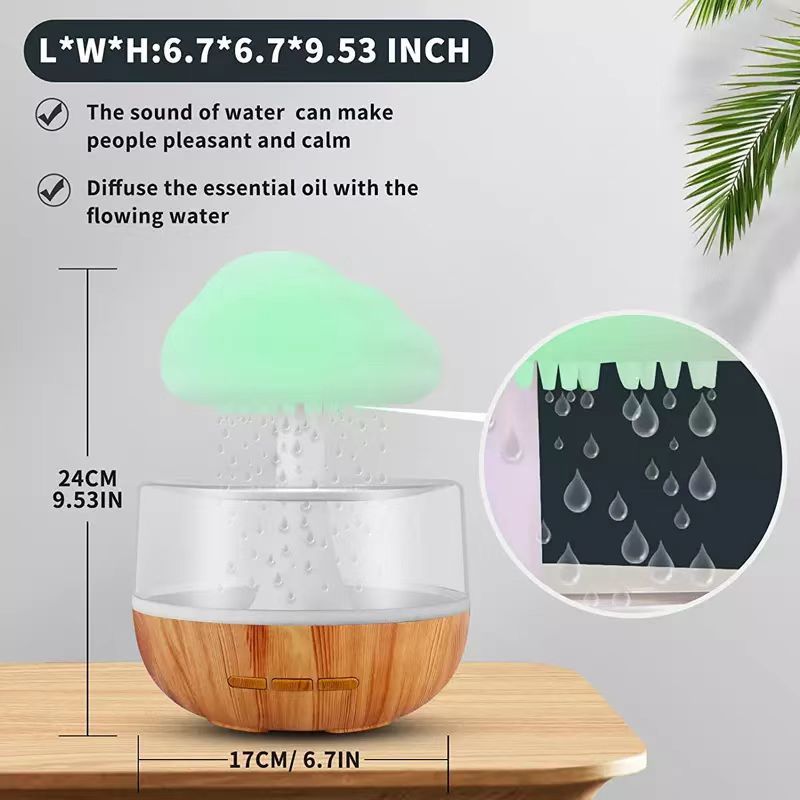 Desk Humidifier with Rain Cloud