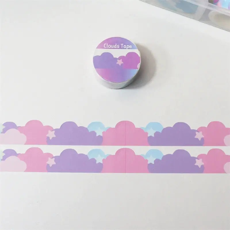 Cute Stars and Clouds Paper Tape