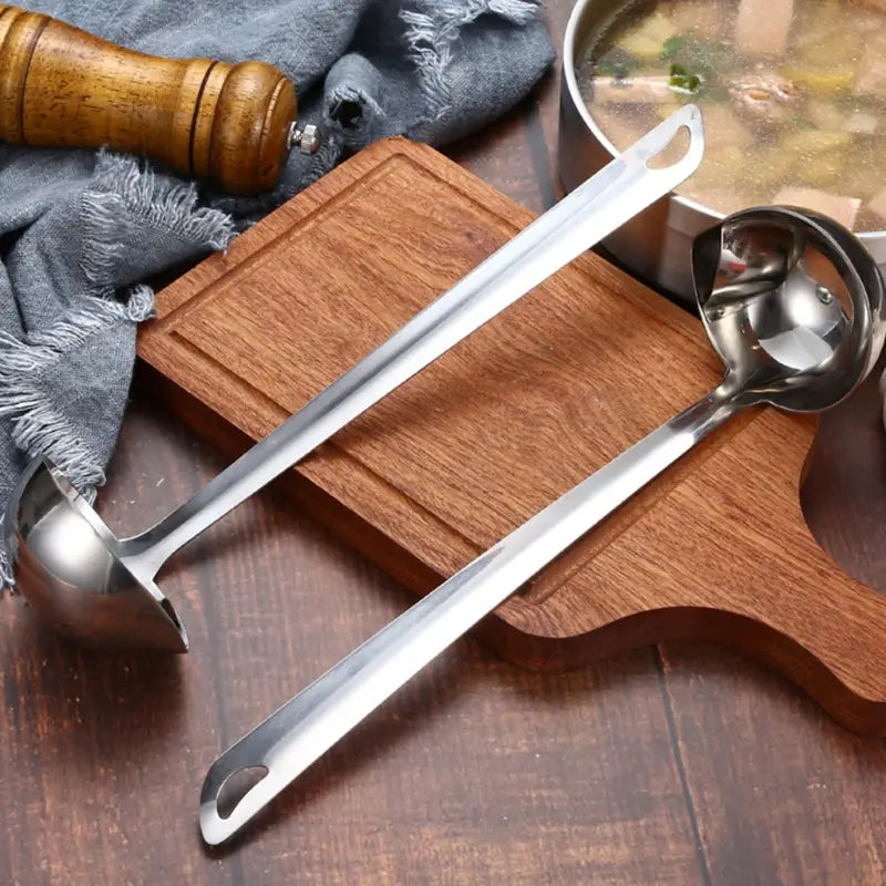 Stainless Steel Soup Oil Separator Spoon