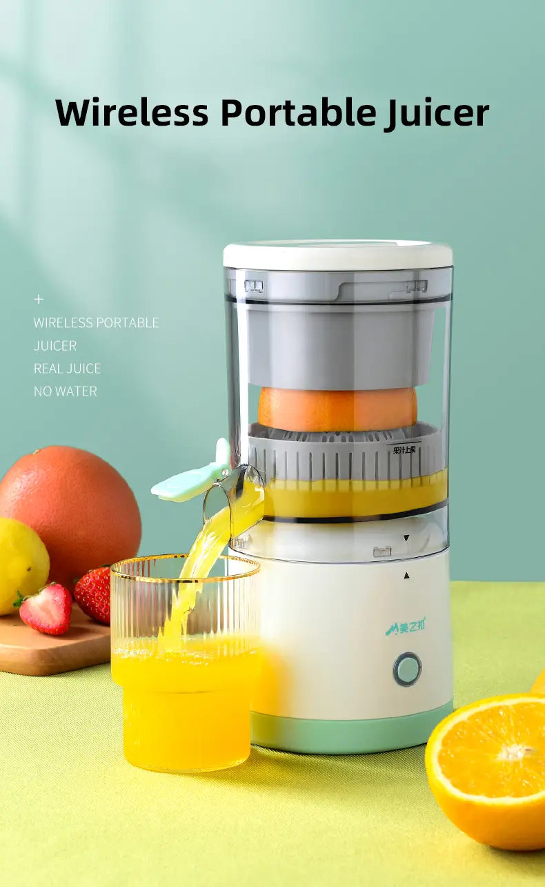 Portable Wireless Slow Juicer with USB Charging