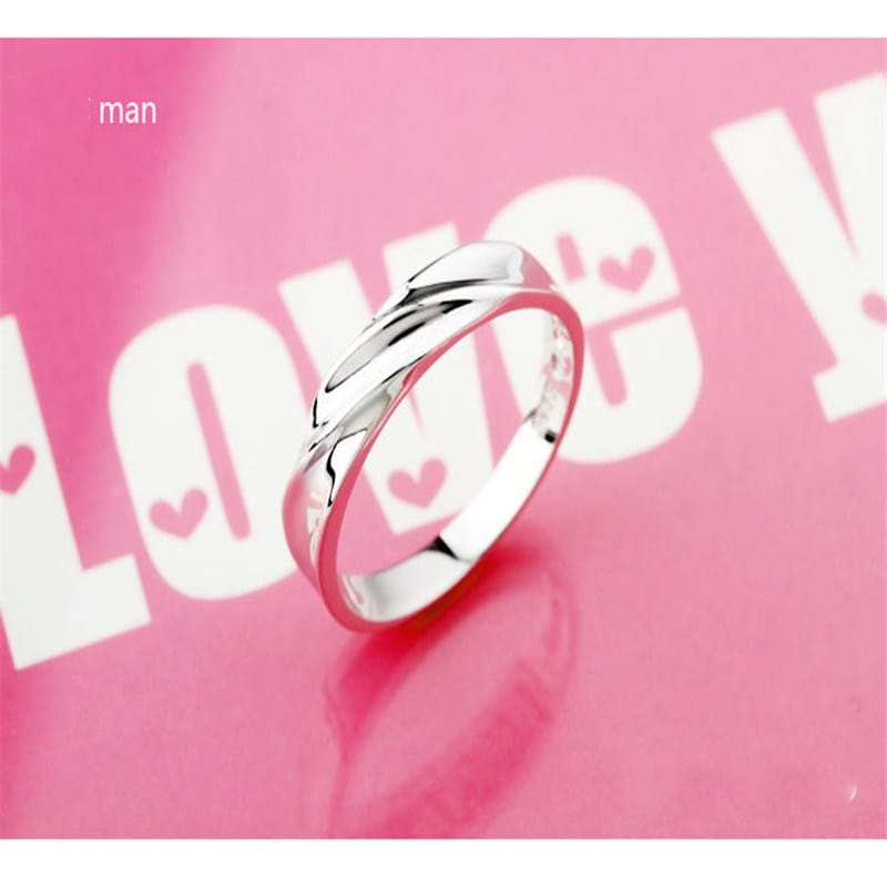Romantic Copper Couple Ring