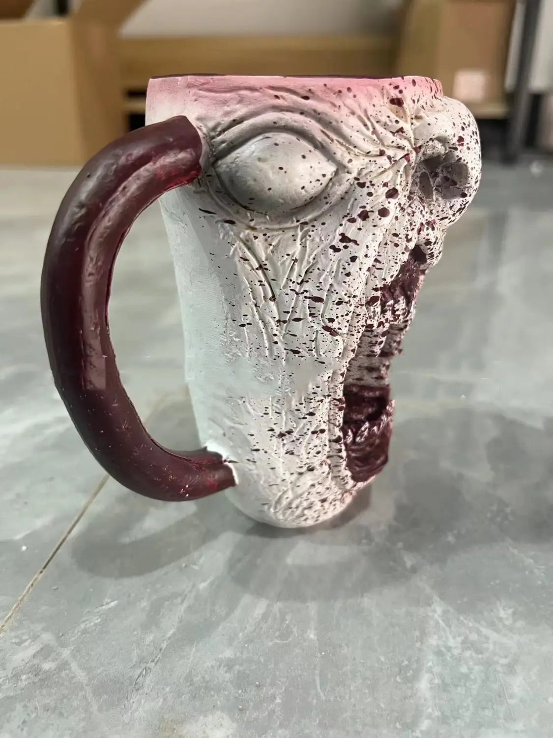 Gothic Vampire Half Face Mug