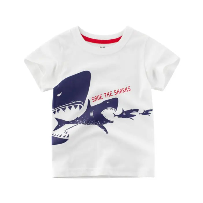 Korean Boys Cotton T-shirt