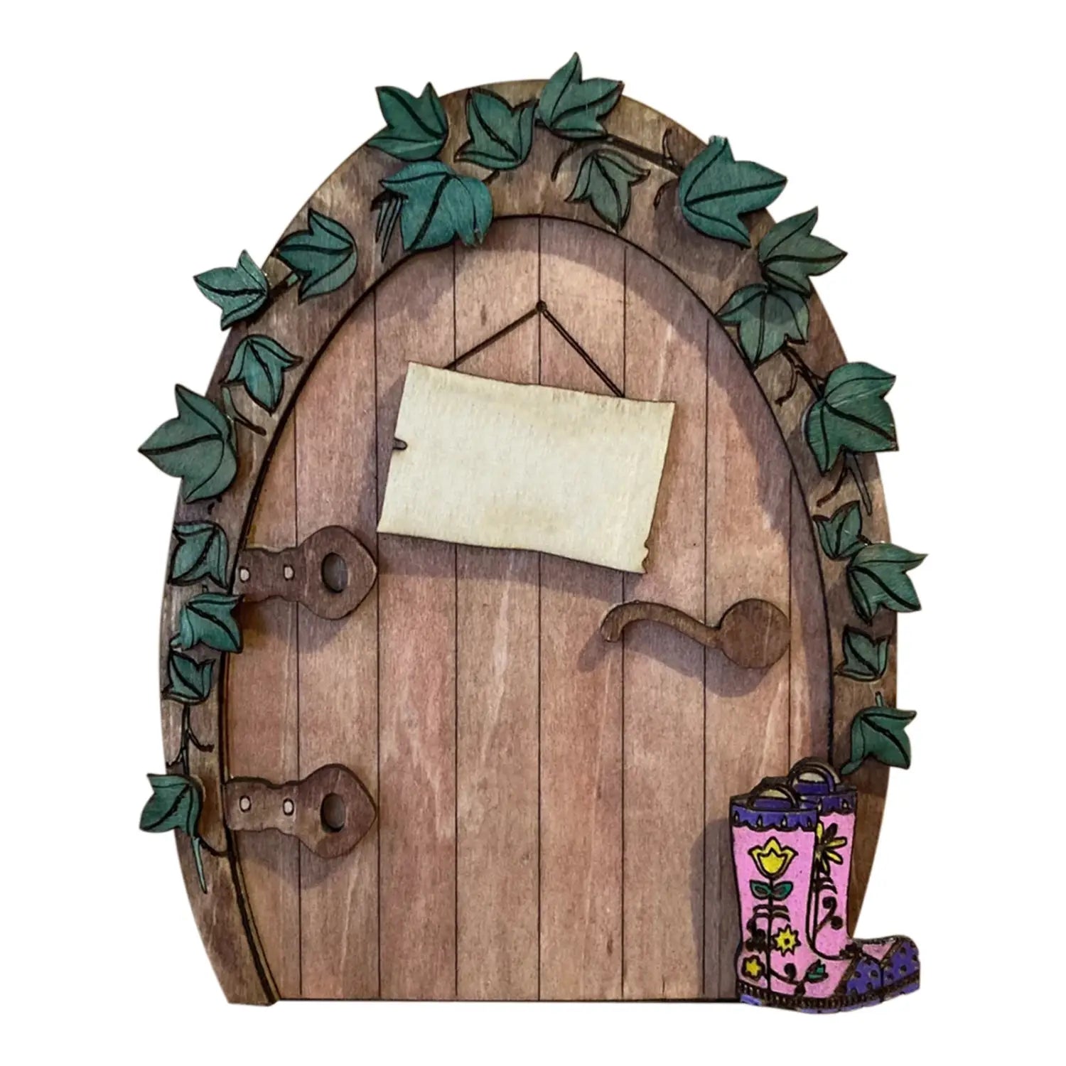 Easter Bunny Fairy Door Decor