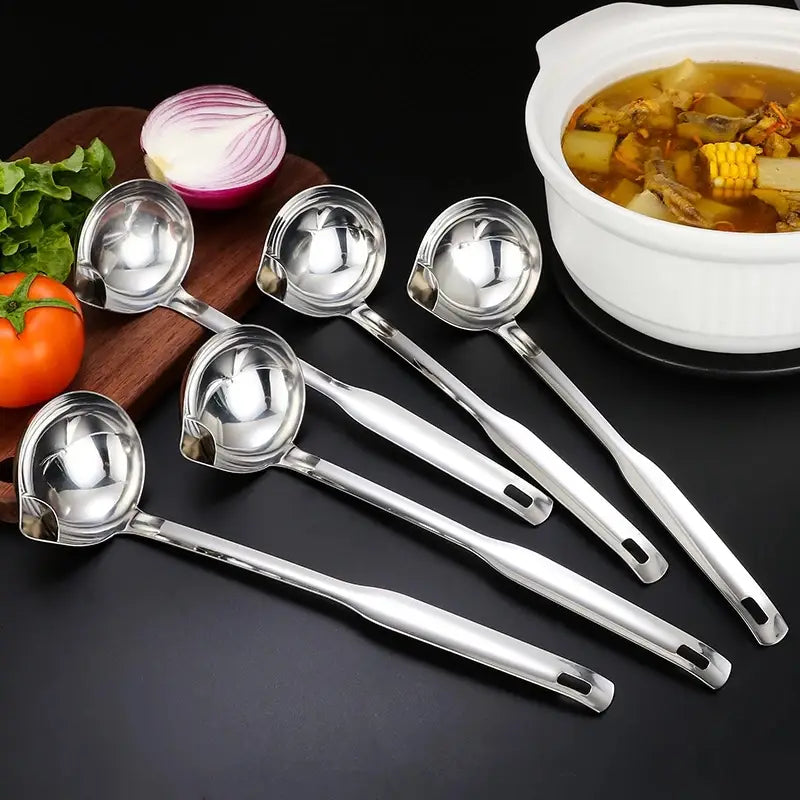 Stainless Steel Soup Oil Separator Spoon