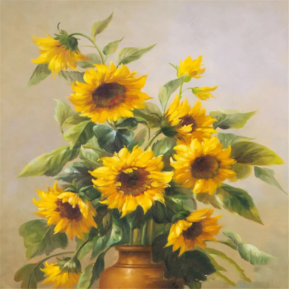 Diamond Painting Flowers Sunflower Home