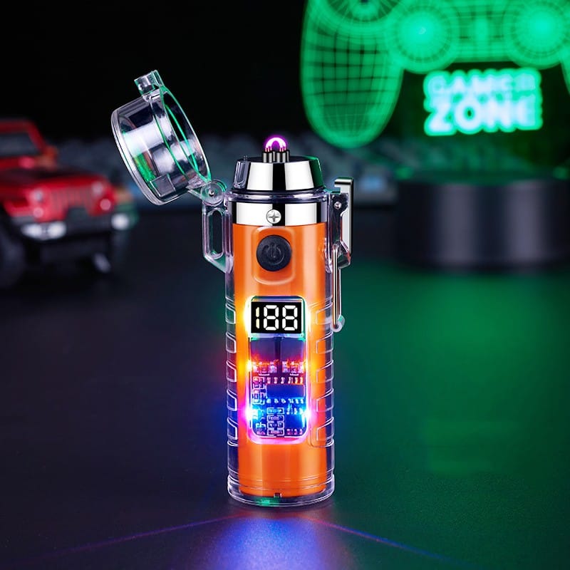 Waterproof Transparent Shell Charging Lighter