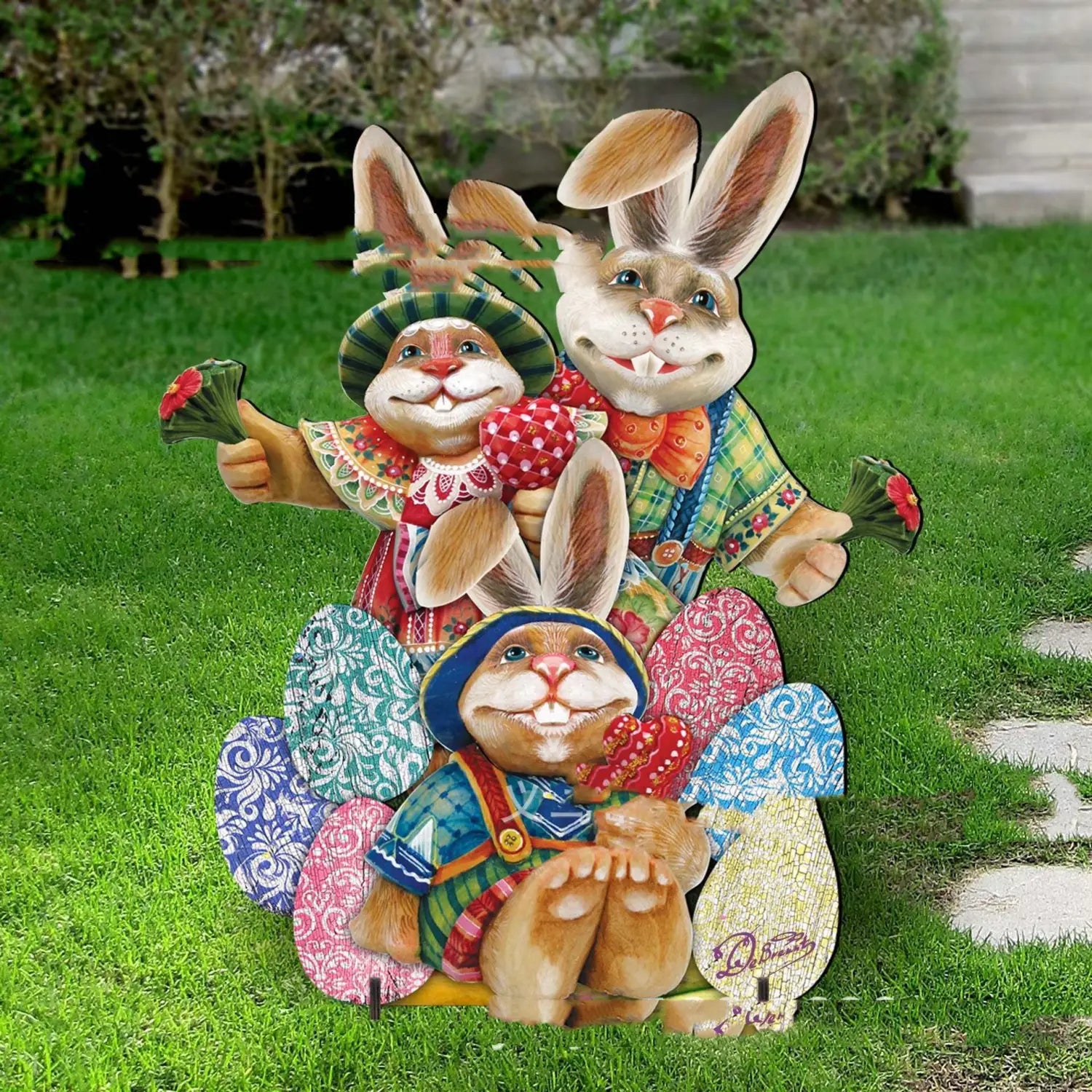 Easter Bunny House Decoration