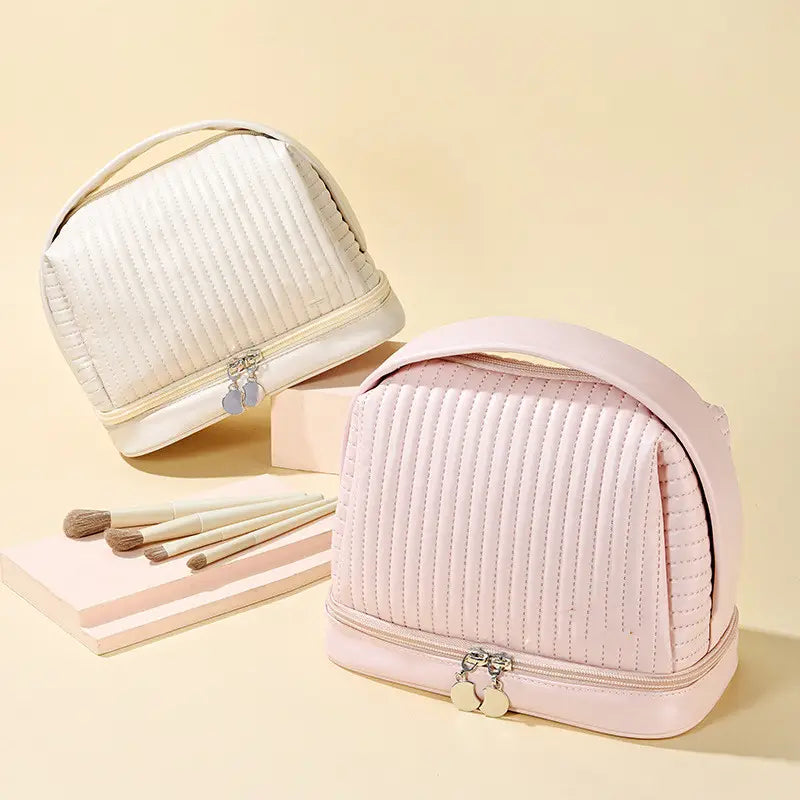 Waterproof PU Toast Makeup Bag