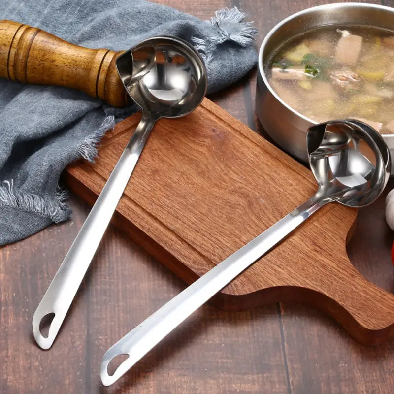 Stainless Steel Soup Oil Separator Spoon