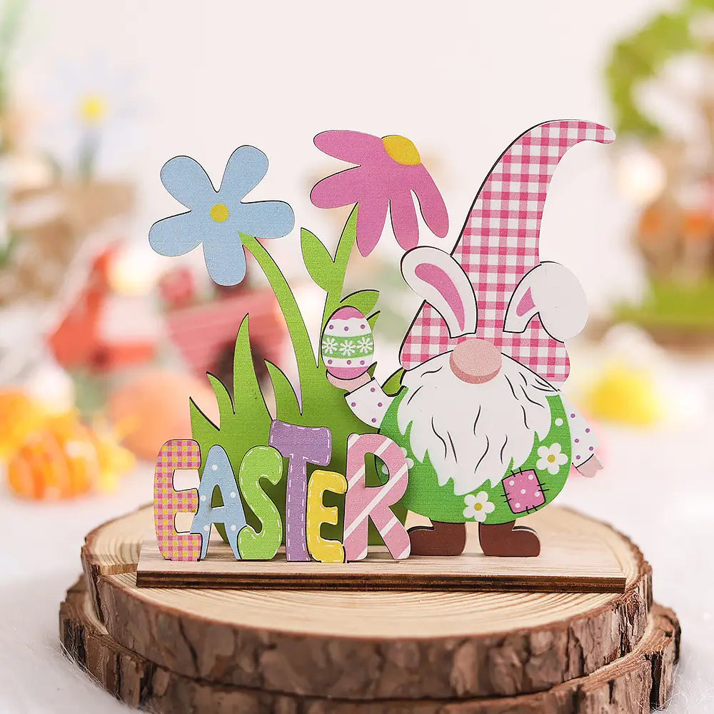 Easter Wooden Scene Decoration