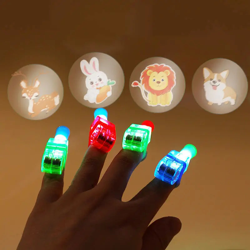 Cartoon Finger Projection Lamp Luminous Toy