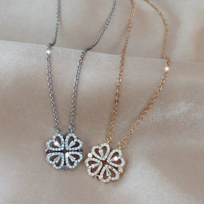 Detachable Four-leaf Clover Necklace