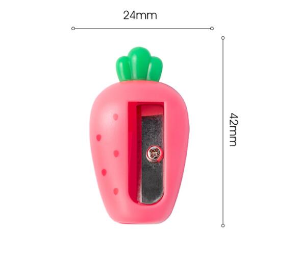 Cute Fruit and Vegetable Pencil Sharpener, Small Portable