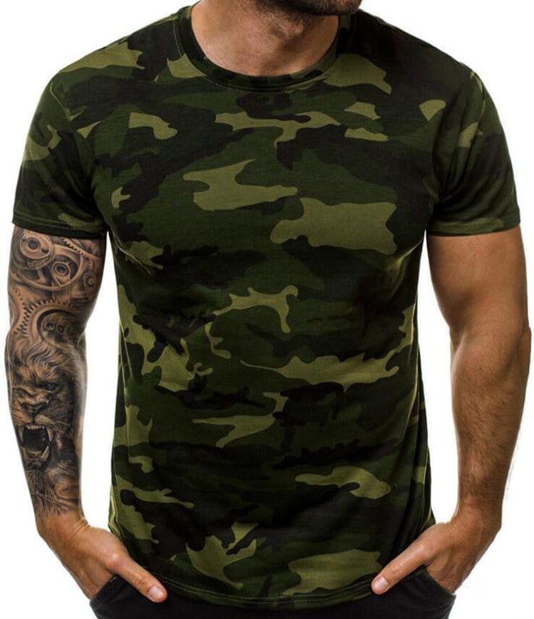 Camouflage Sports T-Shirt