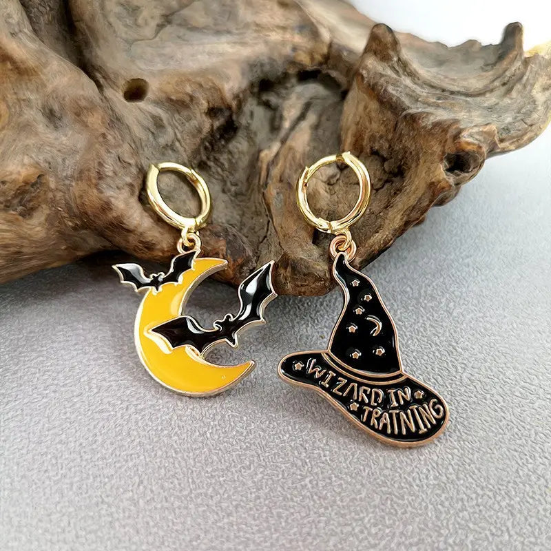 Funny Halloween Cartoon Earrings