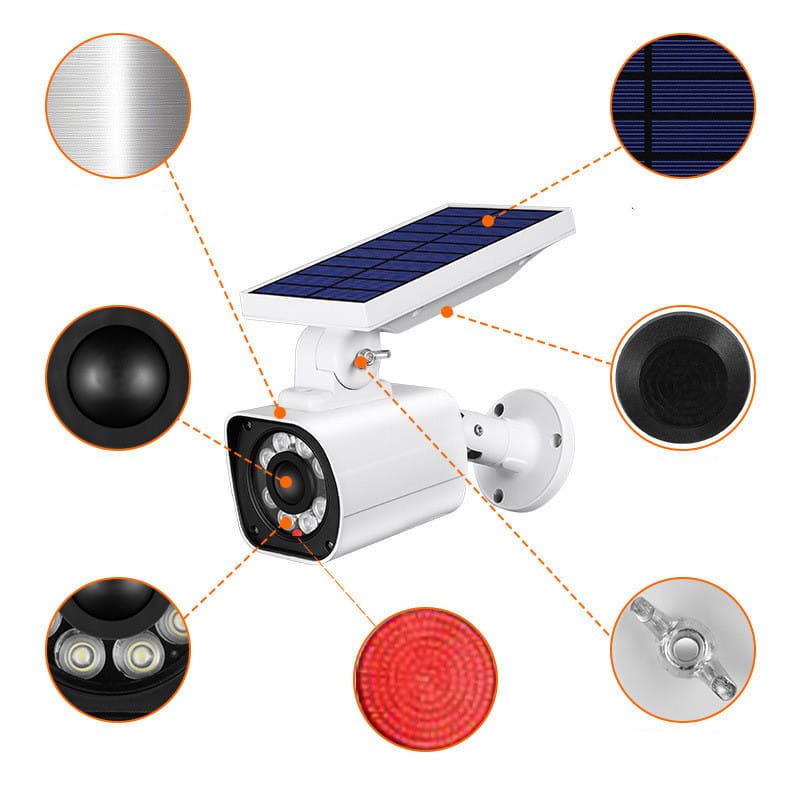 Creative Solar Simulation Camera Search Light for Courtyard