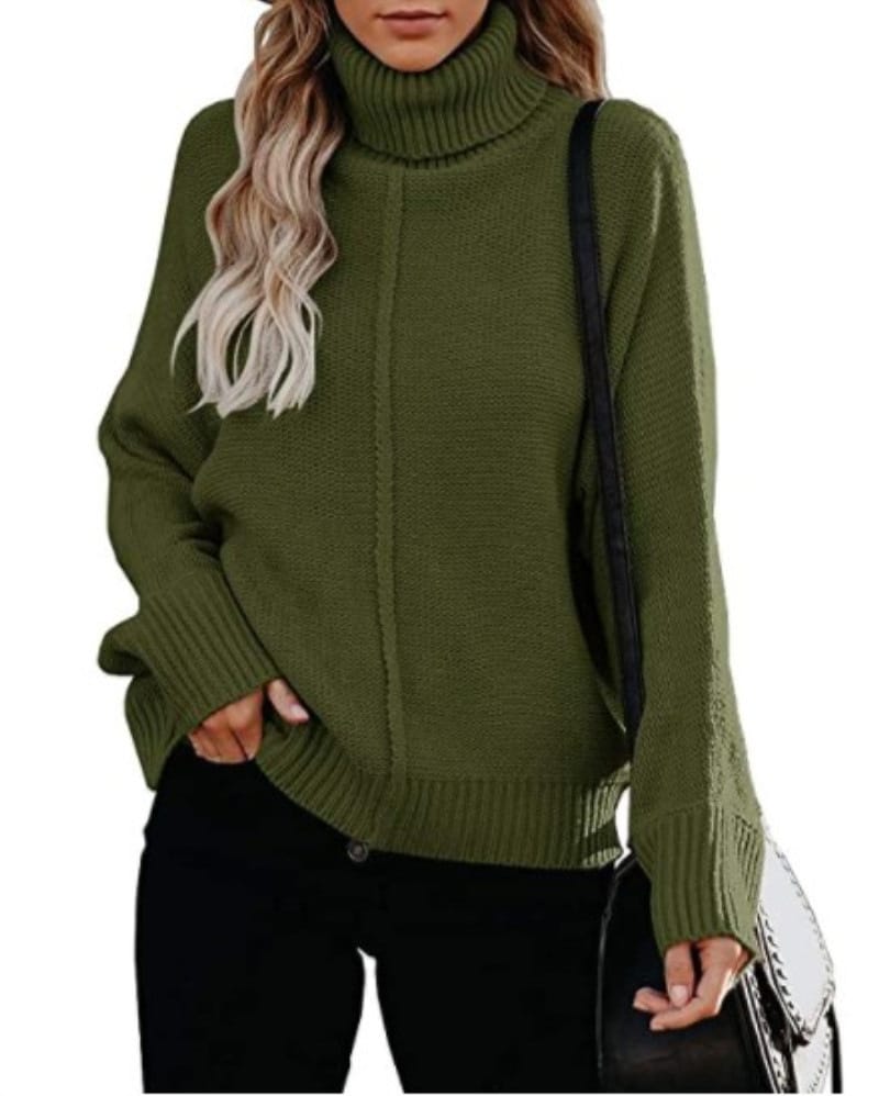 Turtleneck Loose Knit Sweater