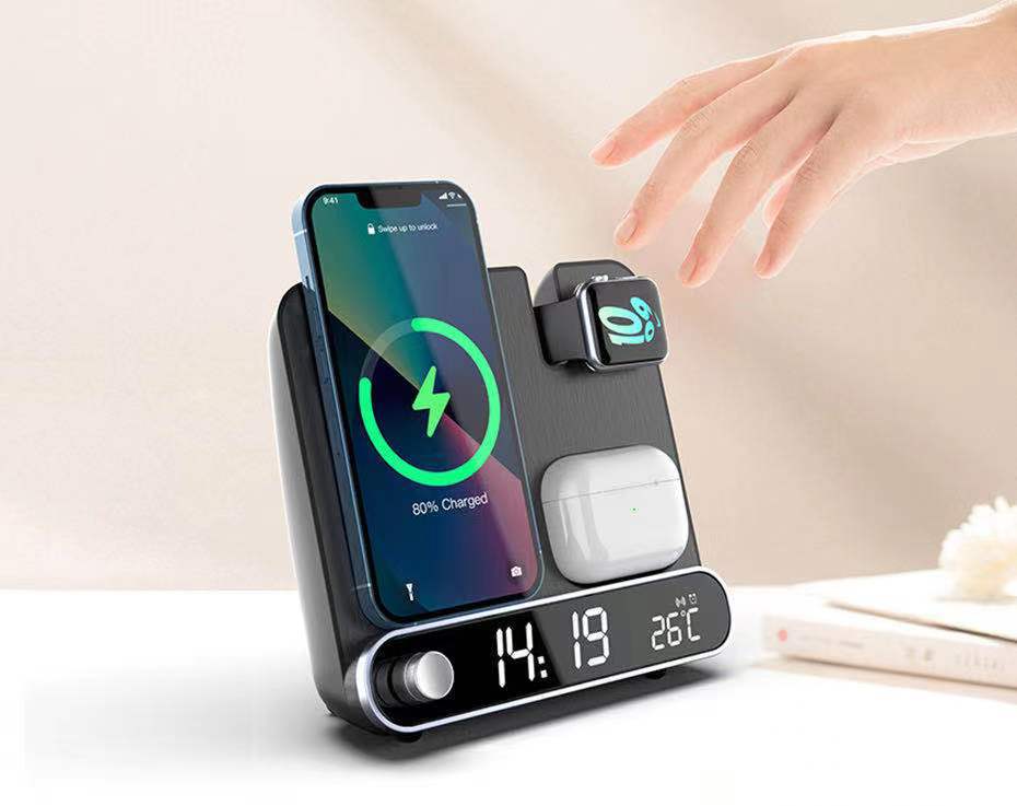 Alarm Clock Wireless Three In One Charging