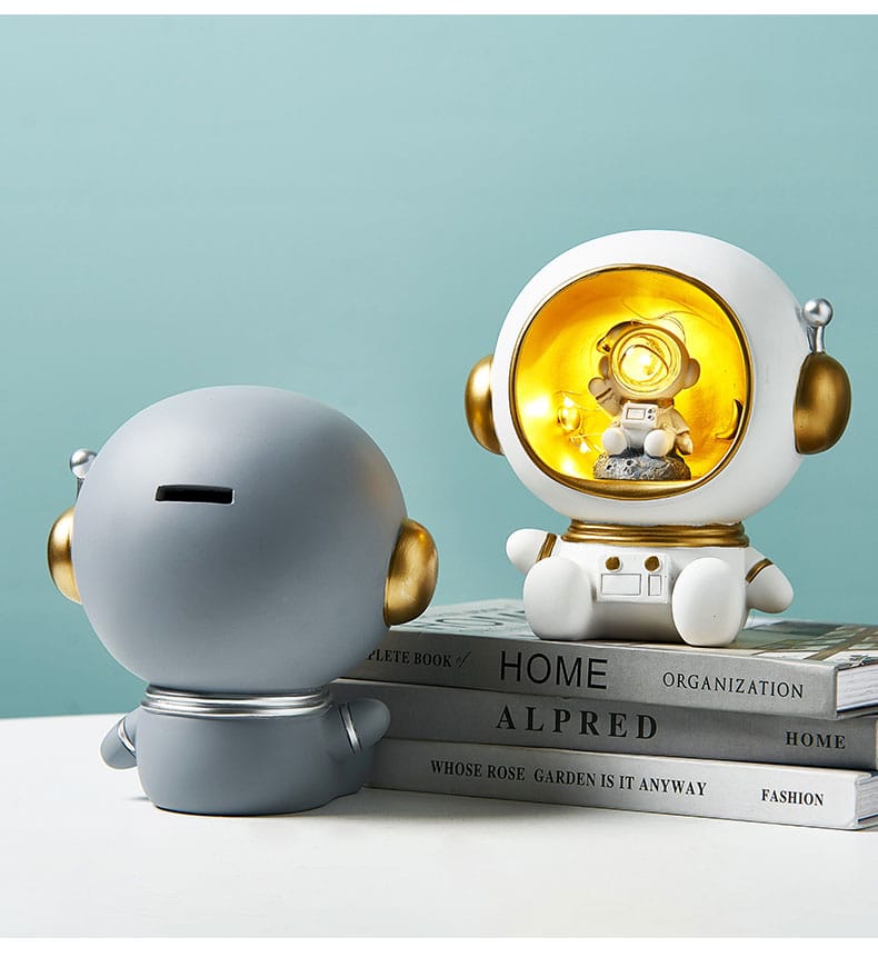 Astronaut Night Light Piggy Bank