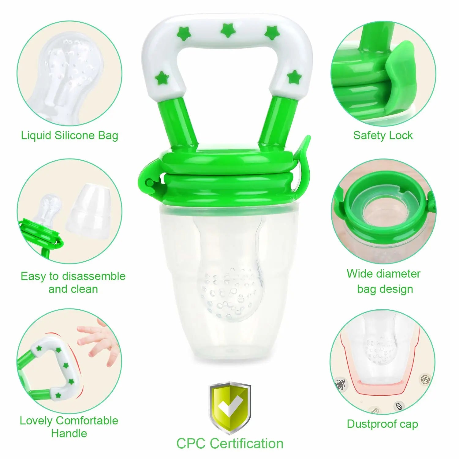 Silicone Pacifier for Complementary Food