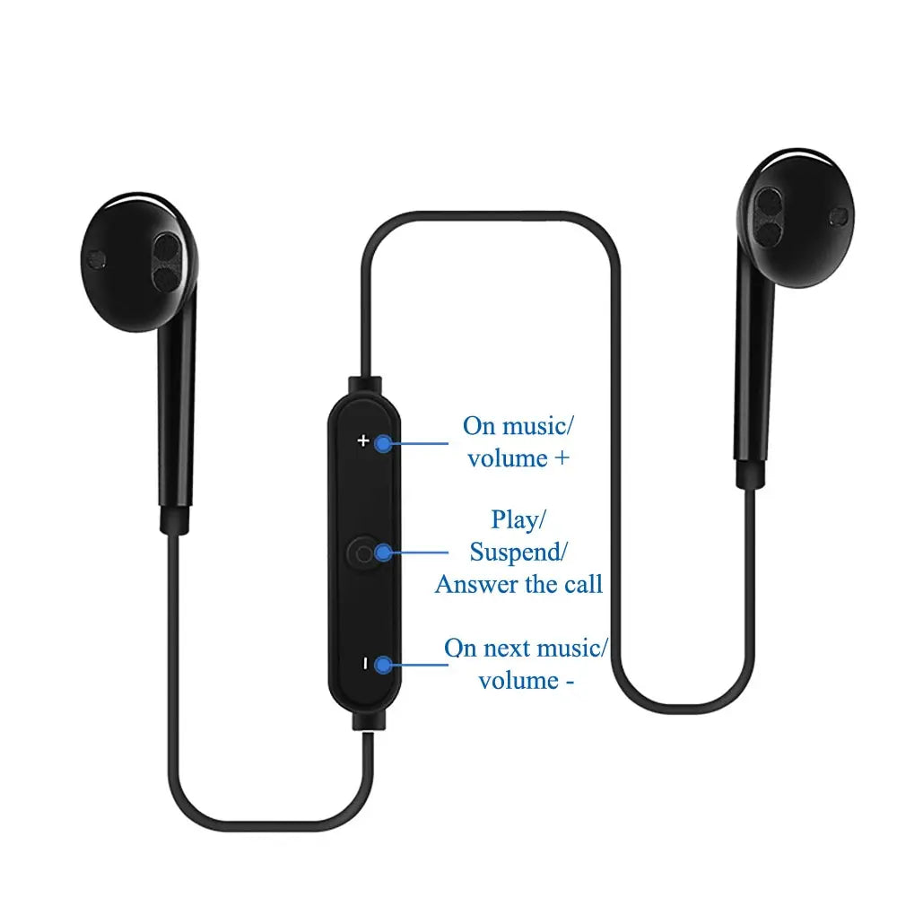S6 Sports Bluetooth Headset with Dual Stereo 4.1