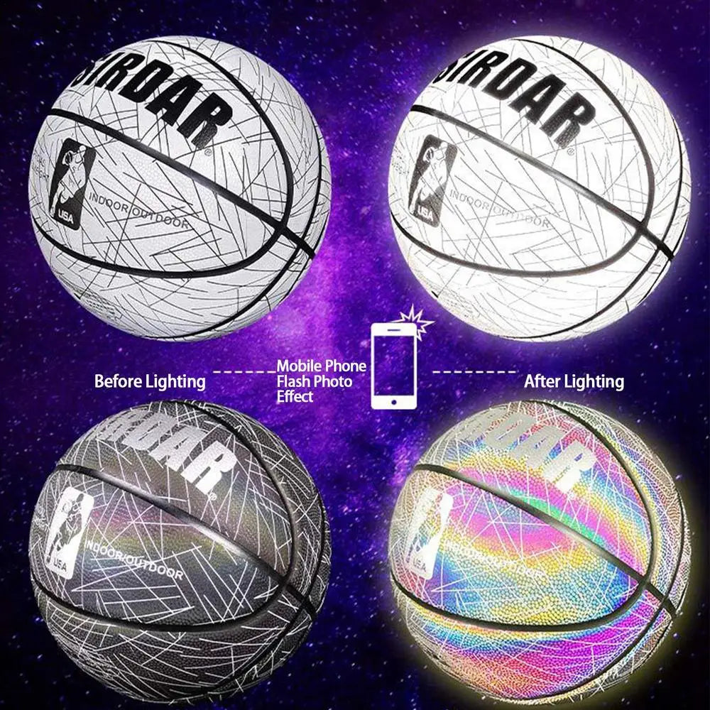 Reflective Luminous Basketball
